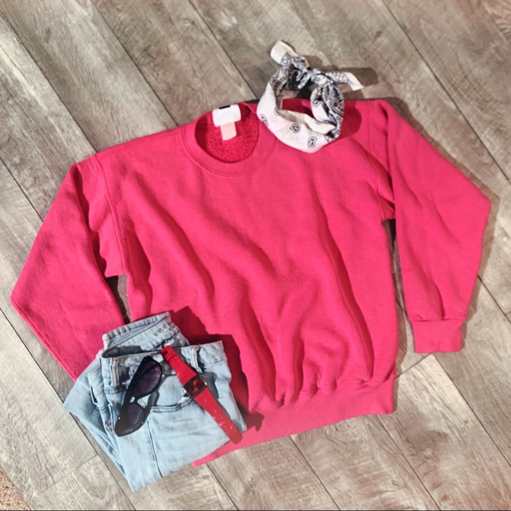 Ladies vintage pink LEE brand crewneck sweatshirt